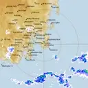 Live Hobart Weather Radar - 128km - Rain Rate