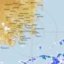 Live Hobart Weather Radar - 128km - Rain Rate