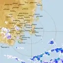 Live Hobart Weather Radar - 128km - Rain Rate