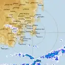 Live Hobart Weather Radar - 128km - Rain Rate