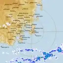 Live Hobart Weather Radar - 128km - Rain Rate