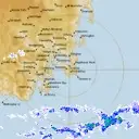 Live Hobart Weather Radar - 128km - Rain Rate