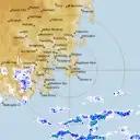 Live Hobart Weather Radar - 128km - Rain Rate