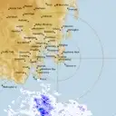 Live Hobart Weather Radar - 128km - Rain Rate