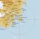 Live Hobart Weather Radar - 128km - Rain Rate
