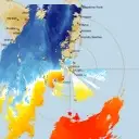 Live Hobart Weather Radar - 128km - Doppler Wind