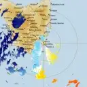 Live Hobart Weather Radar - 128km - Doppler Wind