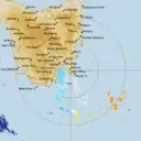 Live Hobart Weather Radar - 128km - Doppler Wind