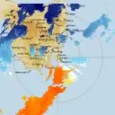 Live Hobart Weather Radar - 128km - Doppler Wind