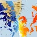 Live Hobart Weather Radar - 128km - Doppler Wind