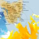 Live Hobart Weather Radar - 128km - Doppler Wind