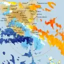 Live Hobart Weather Radar - 128km - Doppler Wind