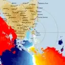 Live Hobart Weather Radar - 128km - Doppler Wind