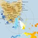 Live Hobart Weather Radar - 128km - Doppler Wind