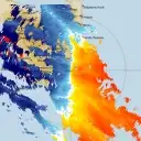 Live Hobart Weather Radar - 128km - Doppler Wind