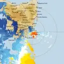 Live Hobart Weather Radar - 128km - Doppler Wind