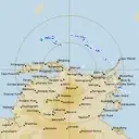 Live Warruwi Weather Radar - 512km - Rain Rate