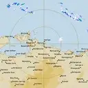 Live Warruwi Weather Radar - 256km - Rain Rate