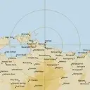 Live Warruwi Weather Radar - 256km - Rain Rate