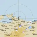 Live Warruwi Weather Radar - 256km - Rain Rate