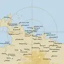 Live Warruwi Weather Radar - 128km - Rain Rate