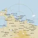 Live Warruwi Weather Radar - 128km - Rain Rate