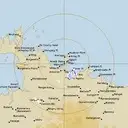 Live Warruwi Weather Radar - 128km - Rain Rate