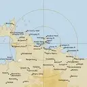 Live Warruwi Weather Radar - 128km - Rain Rate