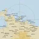 Live Warruwi Weather Radar - 128km - Rain Rate