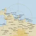 Live Warruwi Weather Radar - 128km - Rain Rate