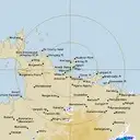 Live Warruwi Weather Radar - 128km - Rain Rate