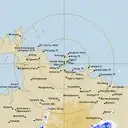 Live Warruwi Weather Radar - 128km - Rain Rate