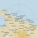 Live Warruwi Weather Radar - 128km - Rain Rate