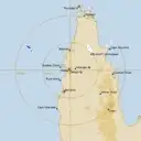 Live Weipa Weather Radar - 256km - Rain Rate