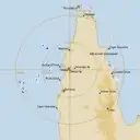 Live Weipa Weather Radar - 256km - Rain Rate