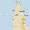 Live Weipa Weather Radar - 256km - Rain Rate