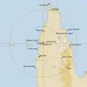Live Weipa Weather Radar - 256km - Rain Rate