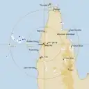 Live Weipa Weather Radar - 256km - Rain Rate
