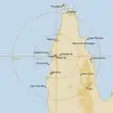 Live Weipa Weather Radar - 256km - Rain Rate