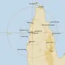 Live Weipa Weather Radar - 256km - Rain Rate