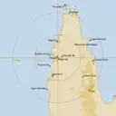 Live Weipa Weather Radar - 256km - Rain Rate