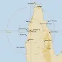 Live Weipa Weather Radar - 256km - Rain Rate