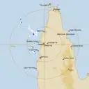 Live Weipa Weather Radar - 256km - Rain Rate
