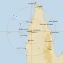 Live Weipa Weather Radar - 256km - Rain Rate