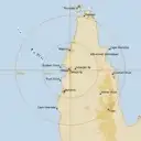 Live Weipa Weather Radar - 256km - Rain Rate