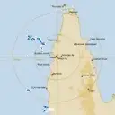 Live Weipa Weather Radar - 256km - Rain Rate