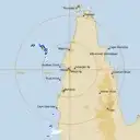 Live Weipa Weather Radar - 256km - Rain Rate