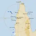 Live Weipa Weather Radar - 256km - Rain Rate
