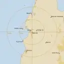 Live Weipa Weather Radar - 128km - Rain Rate