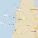 Live Weipa Weather Radar - 128km - Rain Rate